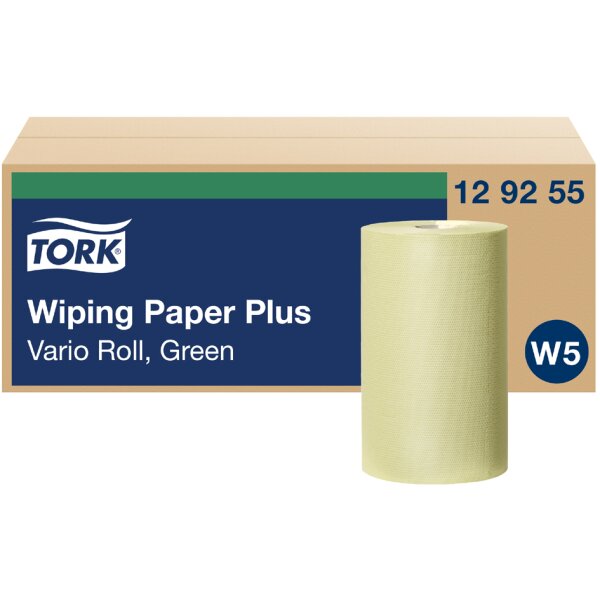 TORK Rouleau nettoyant multi-usage, 55 m, &eacute;pais, vert