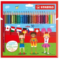 STABILO Crayons de couleur color, hexagonal, étui...