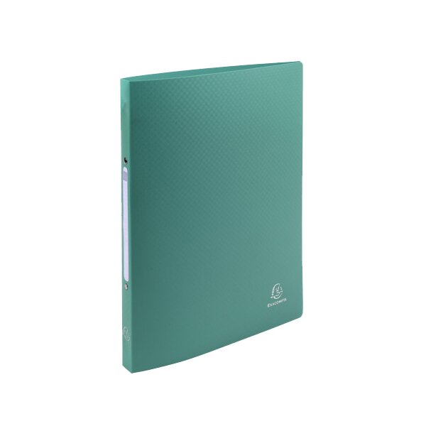 EXACOMPTA Classeur souple, PP, 2 anneaux, A4, vert foncé