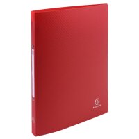 EXACOMPTA Classeur souple, PP, 2 anneaux, A4, rouge