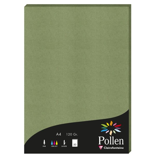 Pollen by Clairefontaine Papier DIN A4, perlmutt-weiss