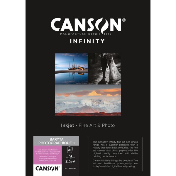 CANSON INFINITY Fotopapier BARYTA Photographique II, A4