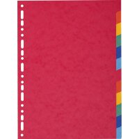 EXACOMPTA Intercalaires en carton, A4, 10 touches