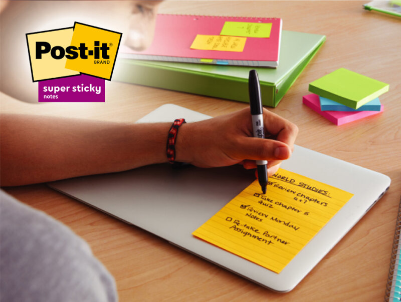 Post-it Haftnotizen super sticky Meeting Notes, 152 x 101 mm