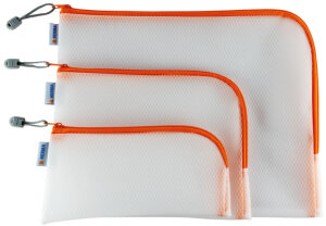 HERMA Reissverschlusstasche "Mesh Bags", DIN...