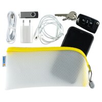 HERMA Reissverschlusstasche "Mesh Bags", DIN A5, orange