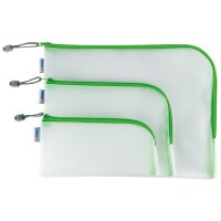 HERMA Reissverschlusstasche "Mesh Bags", DIN A5, orange
