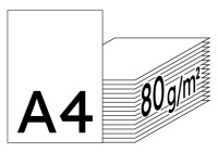 HAPPY OFFICE Universalpapier weiss A4 80g - 1 Palette (100000 Blatt) inkl. Ragusa-Praliné