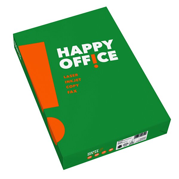 HAPPY OFFICE Universalpapier weiss A3 80g - 1 Palette (50000 Blatt)