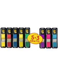 Post-it Marque-page Index mini, 11,9 x 43,2 mm, 5+3 gratuits