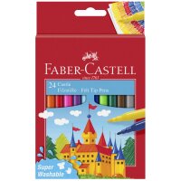 FABER-CASTELL Fasermaler CASTLE, 24er Kartonetui