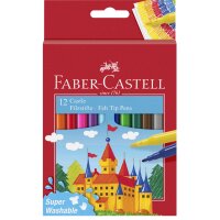 FABER-CASTELL Feutre CASTLE, étui carton de 12...