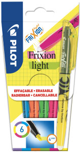PILOT Textmarker FRIXION light, 6er Etui