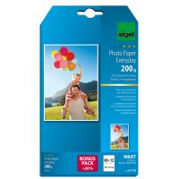 sigel InkJet-Everyday-Foto-Papier, 10 x 15 cm, weiss
