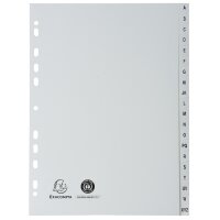 EXACOMPTA Kunststoff-Register, A-Z, DIN A4+, 20-teilig