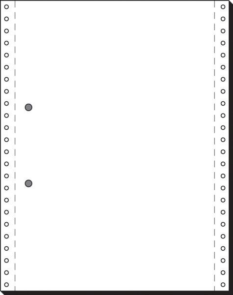sigel DIN-Computerpapier endlos, 240 mm x 12" (30,48 cm)