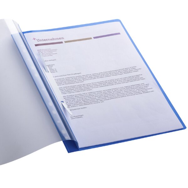 Oxford Abheft-Schnellhefter, DIN A4, PP, blau