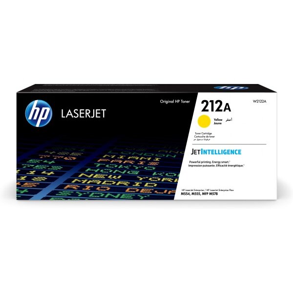 HP Toner-Modul 212A yellow W2122A CLJ Ent.M554/MFP M578 4500 S.