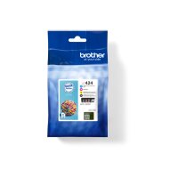 BROTHER Valuepack Tinte CMYBK LC-424VAL DCP-J1200 750 Seiten