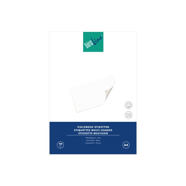 B&Uuml;ROLINE Etiquettes 38,1x21,1mm 500057 blanc 6500 pcs.