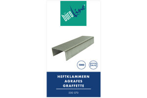 BÜROLINE Agrafes 24/6mm 500070 1000 pcs.