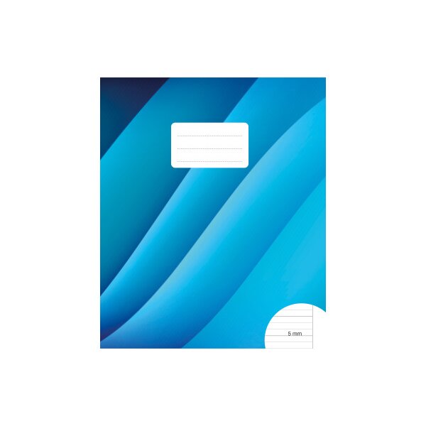 BÜROLINE Cahier décole E5 533875007 5/5/5mm ligné avec marge 90g