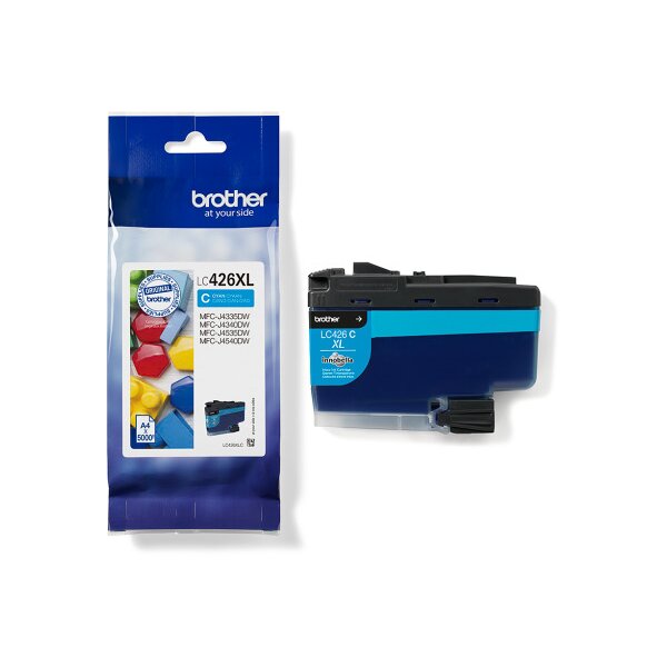 BROTHER Cartouche dencre HY cyan LC-426XLC MFC-J4335 5000 pages