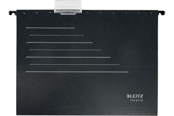 LEITZ H&auml;ngemappe Recycle A4 1921-00-95 schwarz 34.8x26cm