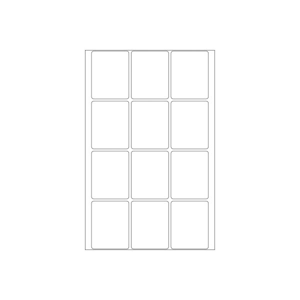 HERMA Etiquettes 32×41mm 2440 blanc 384 pcs.