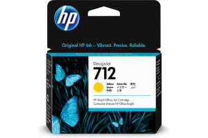 HP Tintenpatrone 712 yellow 3ED69A DesignJet T230/250/630...