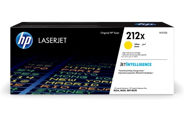 HP Toner-Modul 212X yellow W2122X CLJ Ent.M554/M555 10000 S.
