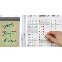 HERMA Pastille adhésive, diamètre: 8 mm, bleu