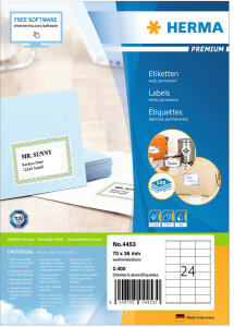 HERMA Étiquette universelle PREMIUM, 70 x 42 mm,...
