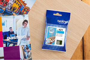 BROTHER Cartouche dencre cyan LC-421C DCP-J1050 200 pages