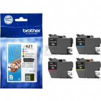 BROTHER Valuepack encre CMYBK LC-421VAL DCP-J1050 200 pages