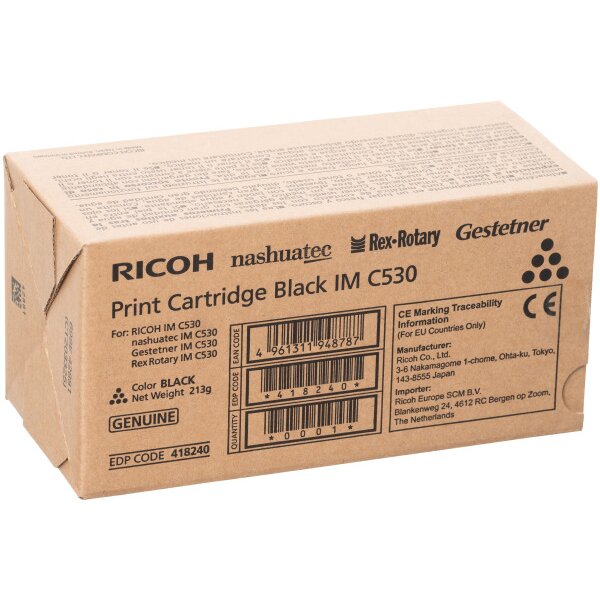 RICOH Toner noir 418240 IM C530 20500 pages