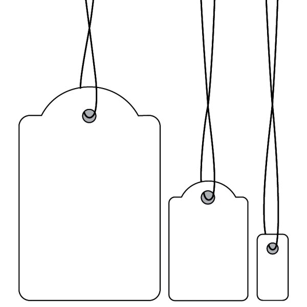 HERMA Textiletiketten, 10 x 22 mm, mit rotem Faden, Karton