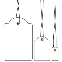 HERMA Etiquette à suspendre, 32 x 50 mm, avec fil...