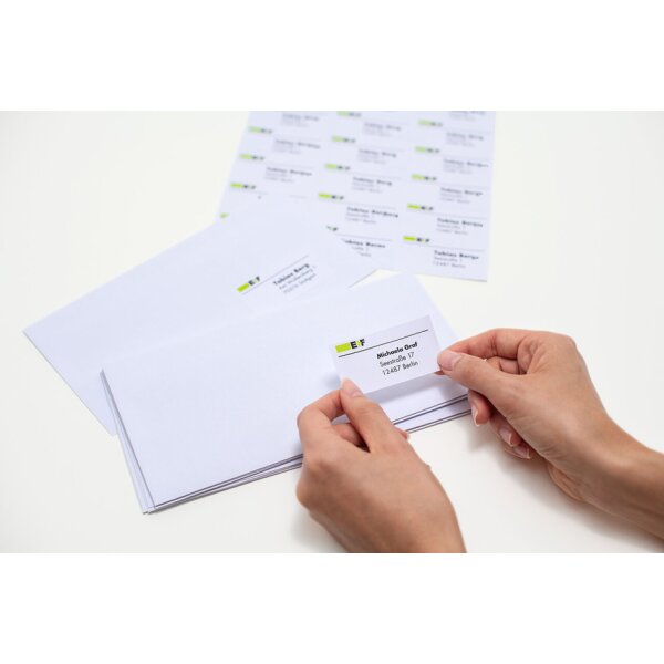 HERMA Etiquette universelle PREMIUM, 105 x 74 mm, blanc