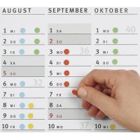 HERMA Pastille adhésive, diamètre: 19 mm, jaune fluo