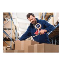 tesapack PAPER ecoLogo Verpackungsklebeband, 50 mm x 50 m