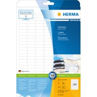 HERMA Universal-Etiketten PREMIUM, 210 x 297 mm, weiss