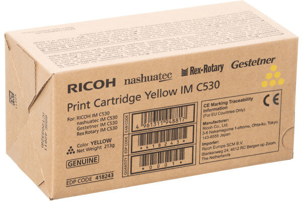 RICOH Toner yellow 418243 IM C530 18000 Seiten