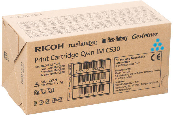 RICOH Toner cyan 418241 IM C530 18000 Seiten