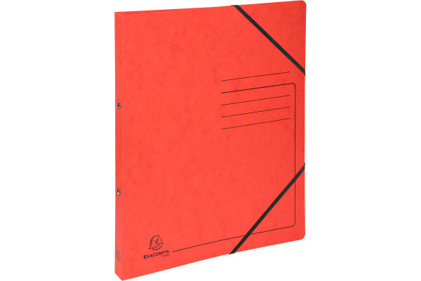 EXACOMPTA Classeur anneaux Colorspan 2cm 542555E 2 anneaux a. &eacute;last. rouge A4