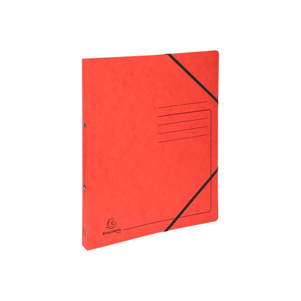EXACOMPTA Classeur anneaux Colorspan 2cm 542555E 2 anneaux a. &eacute;last. rouge A4
