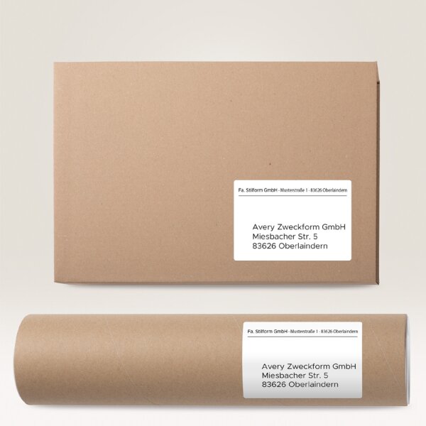 AVERY Zweckform Etiquette dexp&eacute;dition, ultra blanc