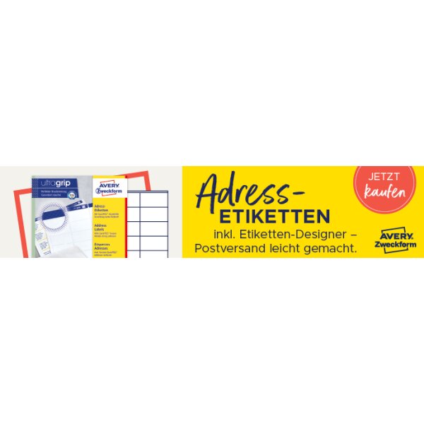 AVERY Zweckform Etiquette dexp&eacute;dition, ultra blanc