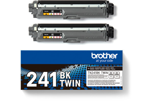 BROTHER Toner HY Twin Pack schwarz TN-241BKTWIN HL-3140/3170 2x2500 pages