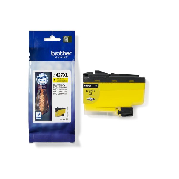 BROTHER Cartouche dencre HY yellow LC-427XLY MFC-J5955 5000 pages